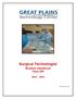 Surgical Technologist. Student Handbook Class #28. Revised July 7, 2015
