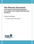 The Phoenix Document An Evolution from National Standard Curriculum to the Virginia EMS Education Standards