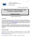 REFERENCES OF THE EUROPEAN AND NATIONAL LEGISLATIONS. Working document