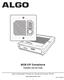8028 SIP Doorphone. Installation and User Guide. Algo Communication Products Ltd., Burnaby, BC Canada V5J 5L2 www.algosolutions.