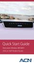 Quick Start Guide. Netcomm Wireless NB16WV. ADSL2+ VoIP Modem Router