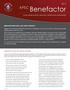 Benefactor AFSC MESSAGE FROM AFSC CEO GEOFF DEUTSCH. Legislative News for Military Families YOUR ARMED FORCES SERVICES CORPORATION NEWSLETTER