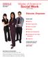 Social Work. Master of Science in. uabout Us. uonline Program Info. uonline Curriculum. uadmission. utuition and Financial Aid