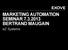 MARKETING AUTOMATION SEMINAR 7.3.2013 BERTRAND MAUGAIN. ez Systems