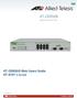 AT-GS950/8. AT-GS950/8 Web Users Guide AT-S107 [1.00.043] Gigabit Ethernet Smart Switch. 613-001484 Rev A