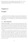 Chapter 2. Graphs. 2.1 Basic Definitions