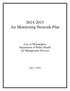 2014-2015 Air Monitoring Network Plan. City of Philadelphia Department of Public Health Air Management Services