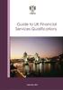 Guide to UK Financial Services Qualifications