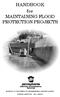 HANDBOOK for MAINTAINING FLOOD PROTECTION PROJECTS
