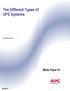 The Different Types of UPS Systems