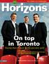 in Toronto On top Staying there is more than a spectator sport PCL FAMILY OF COMPANIES ALSO INSIDE