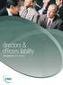 directors & officers liability insurance information