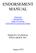 ENDORSEMENT MANUAL. Foreword Introduction Table of Contents CLTA/ALTA Conversion Charts FIDELITY NATIONAL TITLE GROUP, INC.