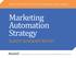 Marketing Automation Strategy SURVEY SUMMARY REPORT