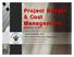 Project Budget & Cost Management