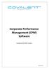 Corporate Performance Management (CPM) Software