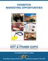 EXHIBITOR MARKETING OPPORTUNITIES THE WEST COAST ART & FRAME EXPO TRADE SHOW AND NATIONAL CONFERENCE AT THE MIRAGE RESORT & CASINO