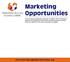 Marketing Opportunities