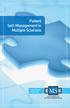 Patient Self-Management in Multiple Sclerosis