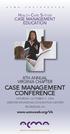CASE MANAGEMENT CONFERENCE