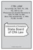 State Board of CPA Law