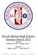 Purcell Marian High School: Summer School 2014 Session I Monday, June 16 th Thursday, July 3 rd