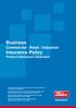Business. Commercial / Retail / Industrial Insurance Policy Product Disclosure Statement