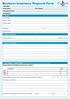 Business Insurance Proposal Form