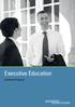 Executive Education. Customized Programs