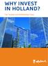 WHY INVEST IN HOLLAND? Tax Treaties and Withholding Taxes