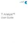 T Analyst User Guide 1