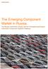 The Emerging Component Market in Russia: The Russian Automotive Industry and the PricewaterhouseCoopers Automotive Component Suppliers Database