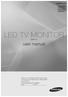 LED TV MONITOR (MFM TV) user manual