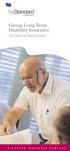 Group Long Term Disability Insurance