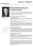 ESG and Solvency II in the Cloud
