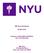 MA Thesis Handbook AY2014-2015. Program on International Relations New York University. Fifth Floor 19 University Place New York, New York 10003