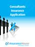 Consultants Insurance Application