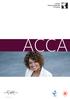 ACCA. Full-Time I Part-Time I Online. UK campuses only