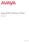 Avaya B169 Conference Phone. User Guide ENGLISH