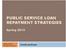 PUBLIC SERVICE LOAN REPAYMENT STRATEGIES
