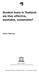 Student loans in Thailand: are they effective, equitable, sustainable? Adrian Ziderman
