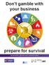 Don t gamble with your business prepare for survival