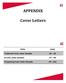APPENDIX. Cover Letters
