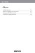 Phone. Table of Contents