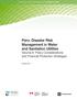 Peru: Disaster Risk Management in Water and Sanitation Utilities Volume II: Policy Considerations and Financial Protection Strategies