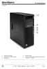 QuickSpecs. HP Z440 Workstation. Overview