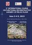 3 INTERNATIONAL COURSE ON FUNCTIONAL RECONSTRUCTIVE SURGERY OF PELVIC FLOOR. June 3-4-5, 2015. Università degli Studi di Milano Bicocca Monza (Italy)