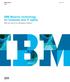 IBM Maximo technology for business and IT agility
