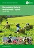 Harnessing Natural and Human Capital 2009 10
