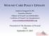 WOUND CARE POLICY UPDATE